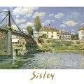 Alfred Sisley - Bridge at Villeneuve-la Garenne