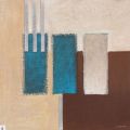K.Kostolny - Composition in blue - Impression with Petrol