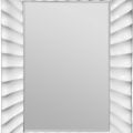 Zrcadlo 60x90 bílá lesk