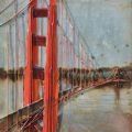 Kovové obrazy - Golden Gate Bridge