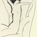 Amedeo Modigliani - Nudo feminile seduto