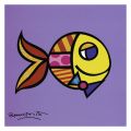 Romero Britto - Swimmingly Purple