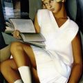 Tamara de Lempicka - Kizette en rose