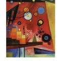 Wassily Kandinsky - Schweres Rot I