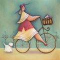 Jo Parry - Bicycle Lady I