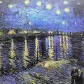 Vincent Van Gogh - Starry Night over the Rhone, 1888