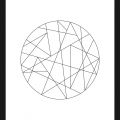 Rámované obrazy - Kruh (geometrický)