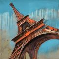 Kovové obrazy - Eifelova věž