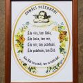 Domácí požehnání - hnědý svět. rám